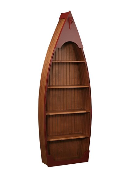 Amish Staunton Boat Shape Bookcase