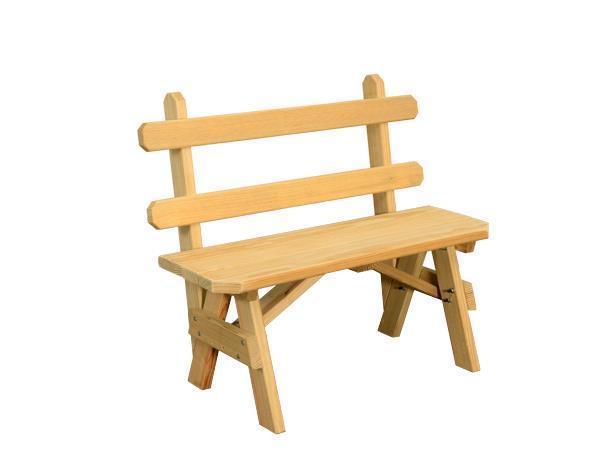 Outdoor Furniture Pine Bench With Back From Dutchcrafters Amish Outdoor Furniture Pine Bench With Back