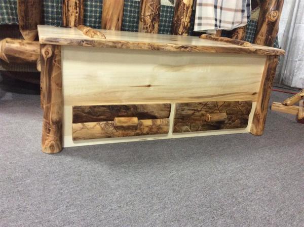 Rustic Log Chest From Dutchcrafters Amish Furniture Rustic Log Chest From Dutchcrafters