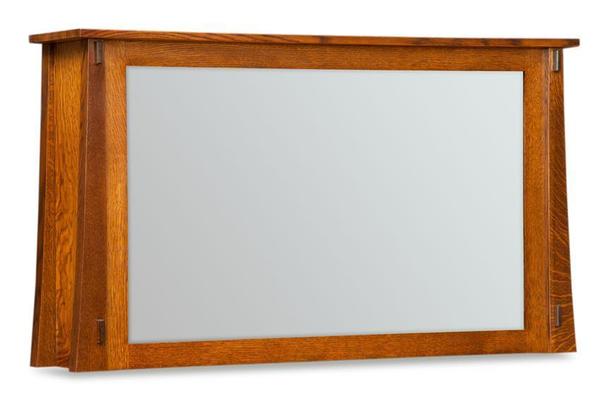 Amish Rockefeller Two Way Mirror for 10 Drawer Dresser