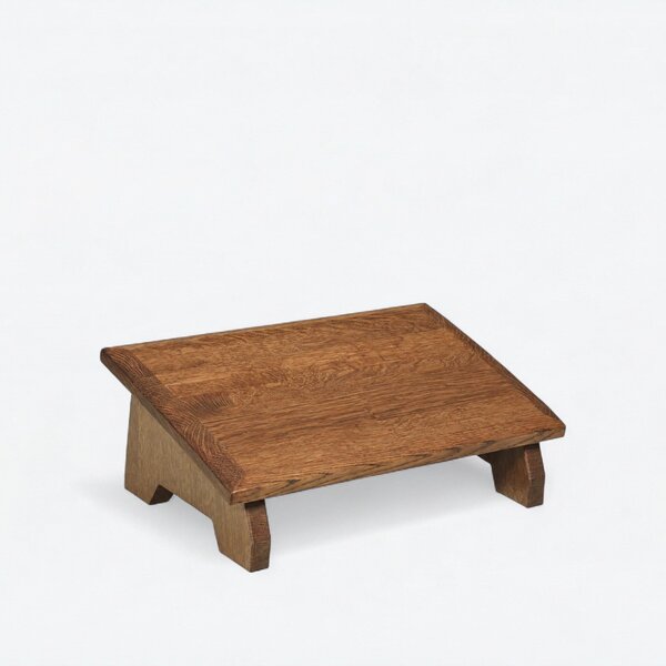 Hardwood Slanted Mission Footstool