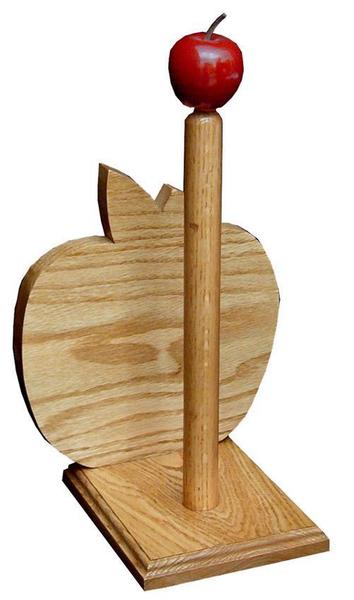 Large Oak Paper Towel Holder From Dutchcrafters Amish Furniture Amish Large Oak Paper Towel Holder With Le Top
