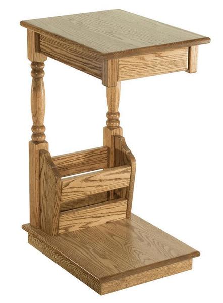 Oak Wood Deluxe Sofa Server From Dutchcrafters Amish Furniture