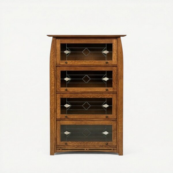 Wood Grove Mission Barrister Bookcase