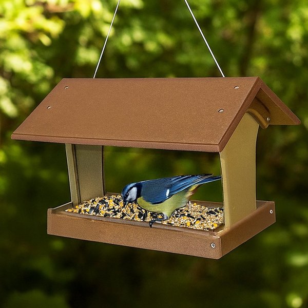 Eco Friendly Poly Hopper Bird Feeder
