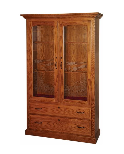 Amish Big Game Gun Cabinet
