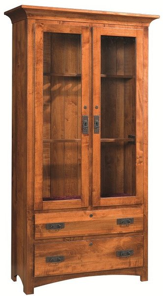 Grizzly Solid Wood Gun Cabinet - Choose Size