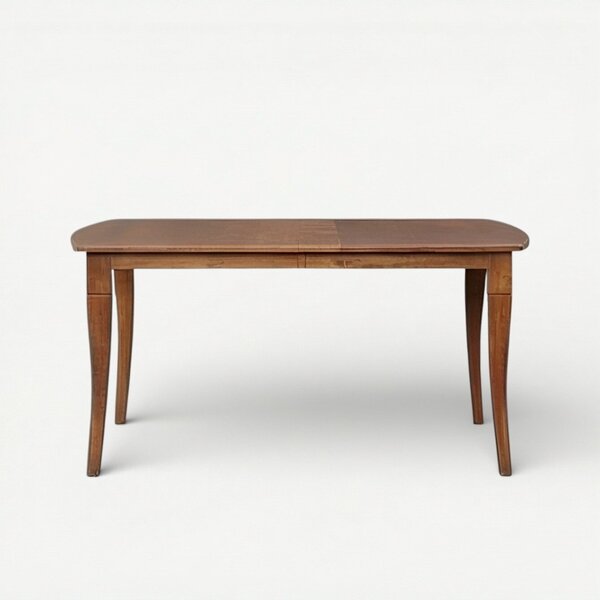 Handcrafted Williston Solid Wood Flare Leg Dining Table