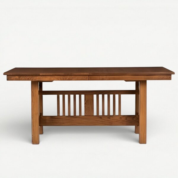 Solid Wood Sheppards Mission Trestle Dining Table