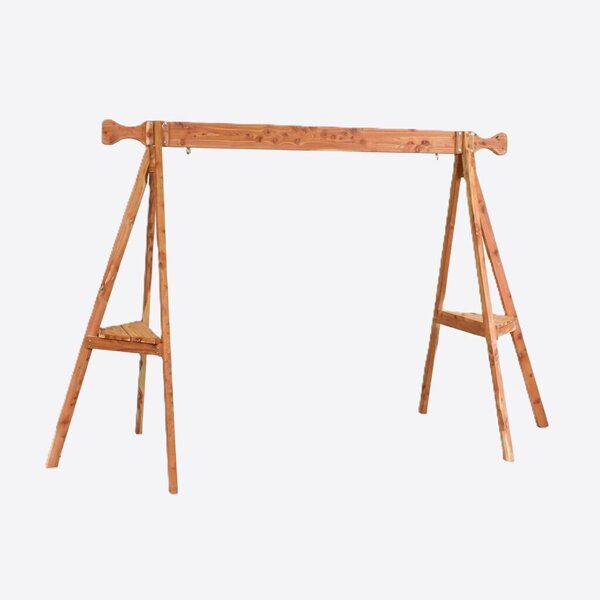 Cedar Wood Tripod Swing Stand