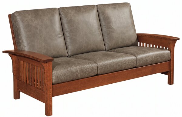 Handcrafted 77" Hill Mission Sofa