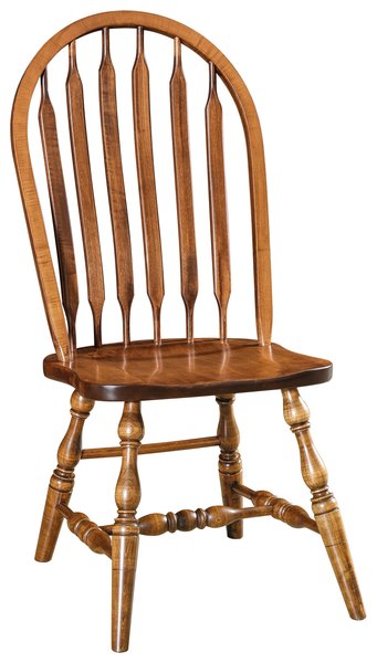 Amish Bent Paddle Windsor Kitchen Chair