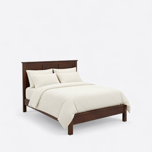 Solid Wood Shaker Panel Bed