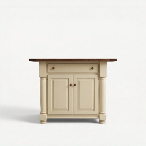 Solid Wood Rosemary French Farmhouse 38" Kitchen Island