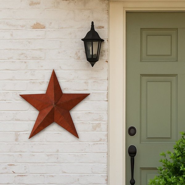 Amish Made Custom Tin Rustic Barn Star Wall Decor 12" - 36"