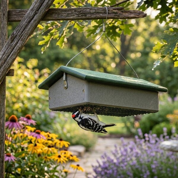 Poly Small Upside Down Suet Bird Feeder