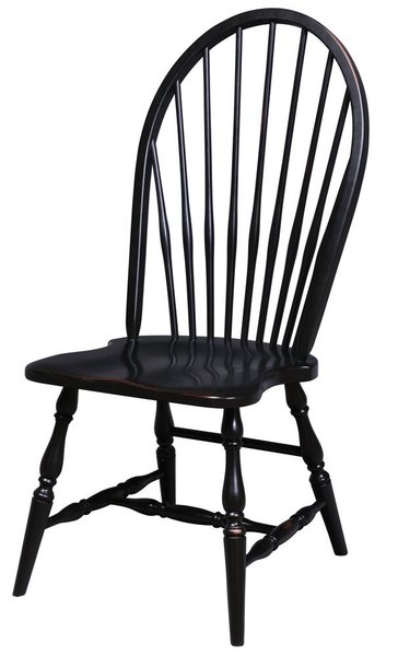 Amish Cheyenne Hi-Back Windsor Dining Chair