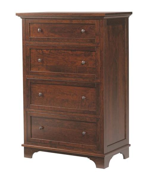 Amish Transitional Solid Wood Chest of Drawers