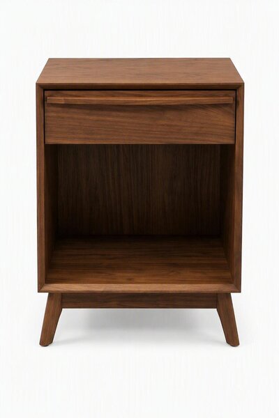Hastingwood Mid-Century Modern Open Nightstand