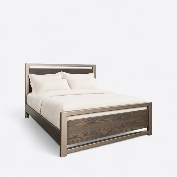 Cumulus Wood and Metal Bed