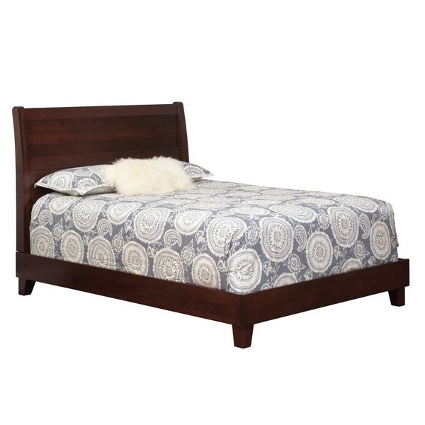 Claus Sleigh Bed Headboard Only from DutchCrafters Amish Furniture