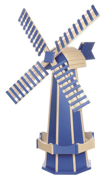 Amish Handcrafted Poly Dutch Windmill - Large
