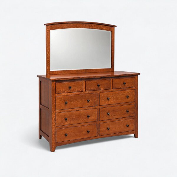 Handcrafted Mission Mule Base Dresser with Optional Mirror