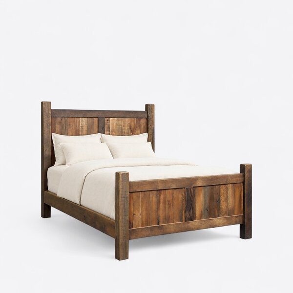 Reclaimed Barnwood Farmhouse Bed