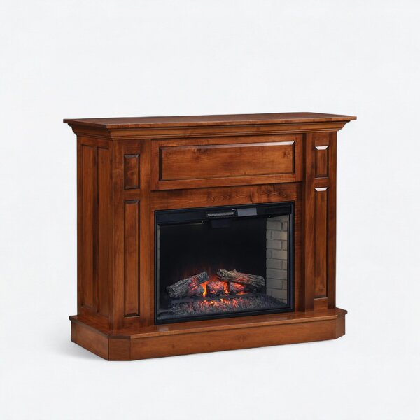 Odessa Electric Fireplace with Mantel - Choose Size