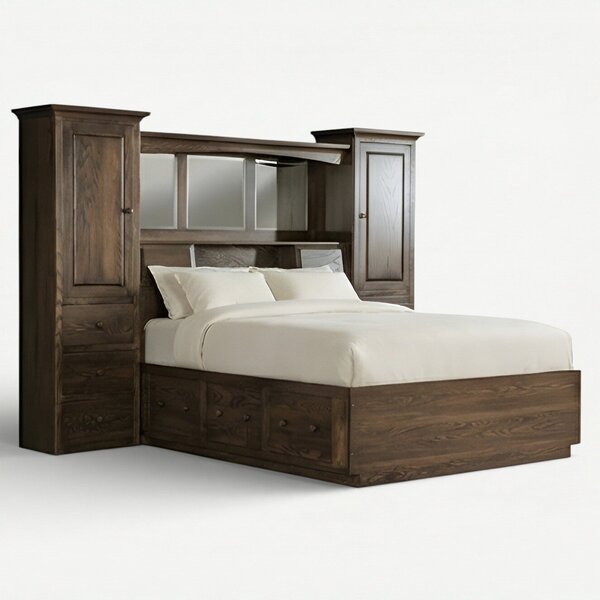 Amos Pier Wall Unit Storage Bed