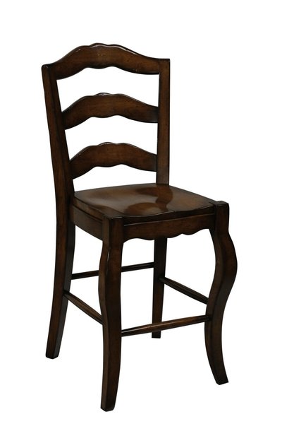 Camas French Ladder Back Counter and Bar Stool