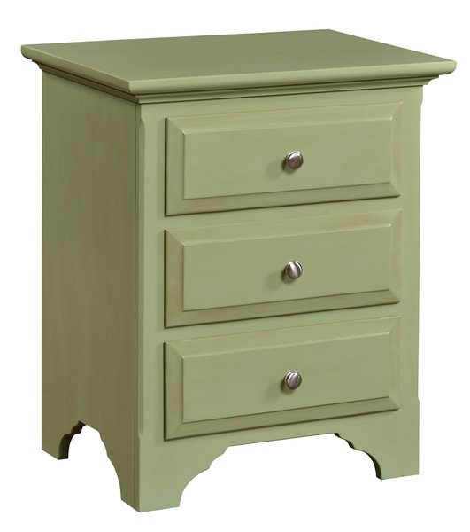 Amish Lafayette 3-Drawer Nightstand