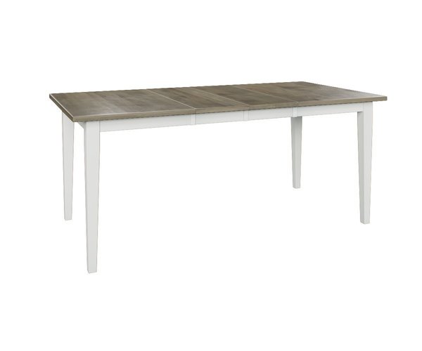 Amish Handcrafted Tampa Shaker Leg Extension Dining Table - Quick Ship
