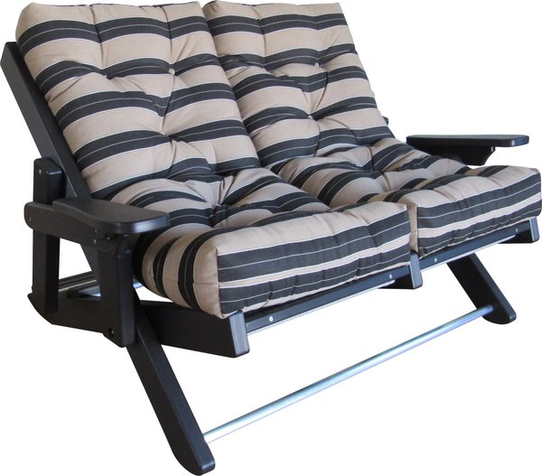Amish Poly Siesta Folding Loveseat Sofa