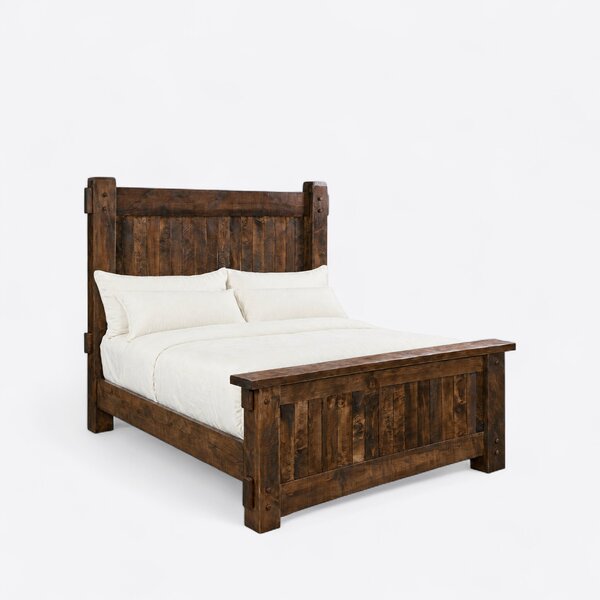 Rustic Rough Sawn Maple Lodge Bed