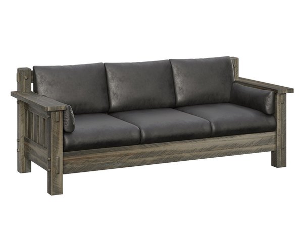 Amish Dutton Rough Sawn Custom Sofa