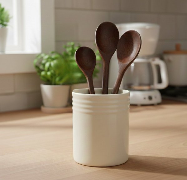 Hard Maple Wood Early American Porridge Spoon In-Stock