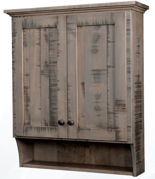 Amish Breckinridge Bathroom Wall Cabinet From Dutchcrafters Amish Breckinridge Bathroom Wall, Rustic Bath Wall Cabinet