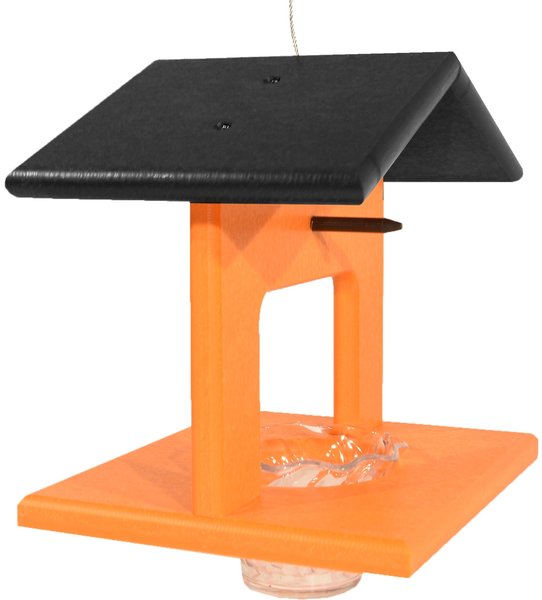 Amish Poly Lumber Single Oriole Bird Feeder - DutchCrafters Exclusive