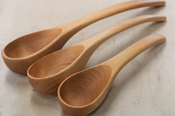American Made Maple Wood Ladle Choose Size – Wooden Soup Ladle