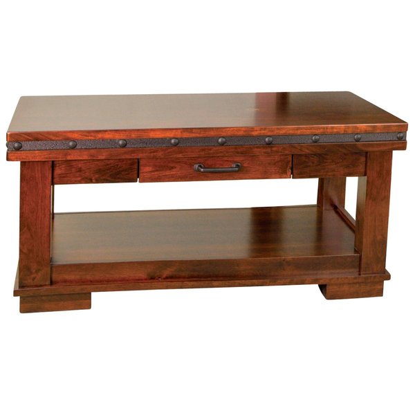 Marion Coffee Table with Drawer from DutchCrafters Amish Furniture
