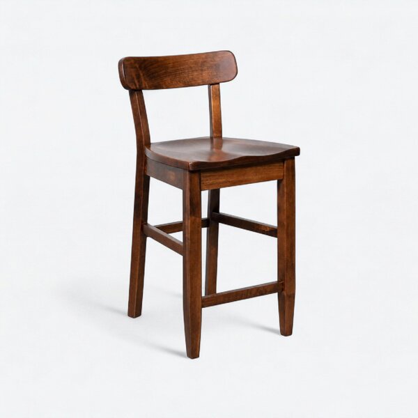 Norman Mid-Century Modern Counter and Bar Stool