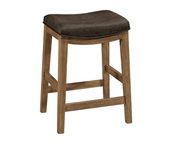 Charlotte Upholstered Backless Counter and Bar Stool