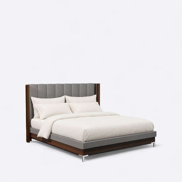 Upholstered High Castle Bed