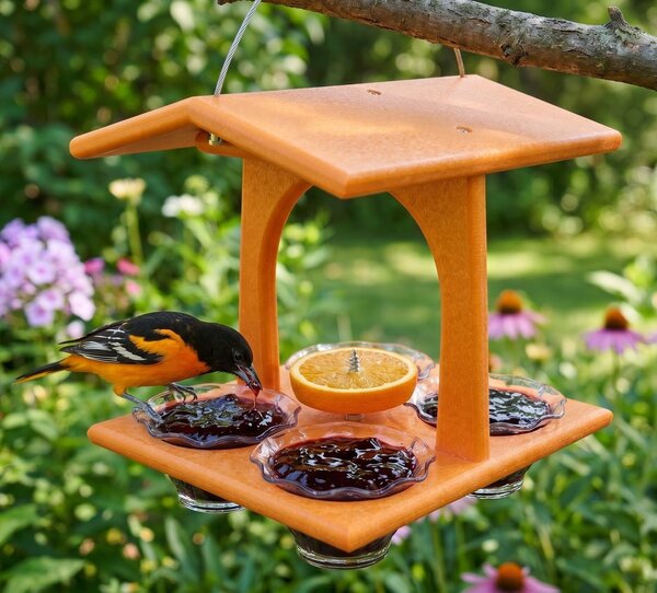 Poly Poly Quad Oriole Bird Feeder