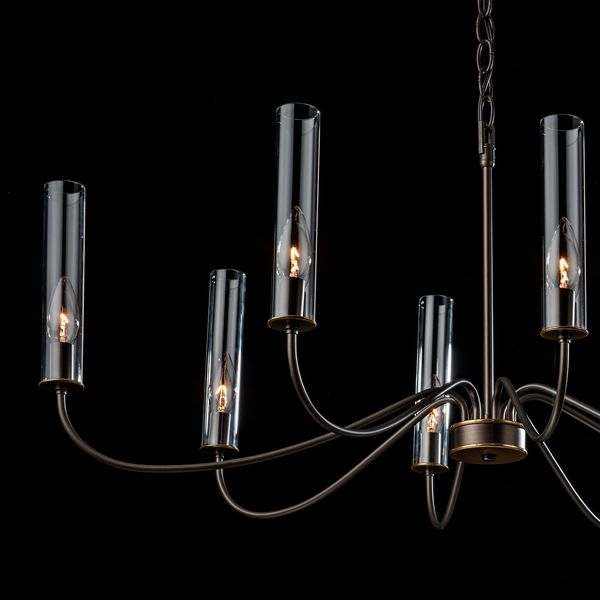 American Made Hubbardton Forge Grace Chandelier