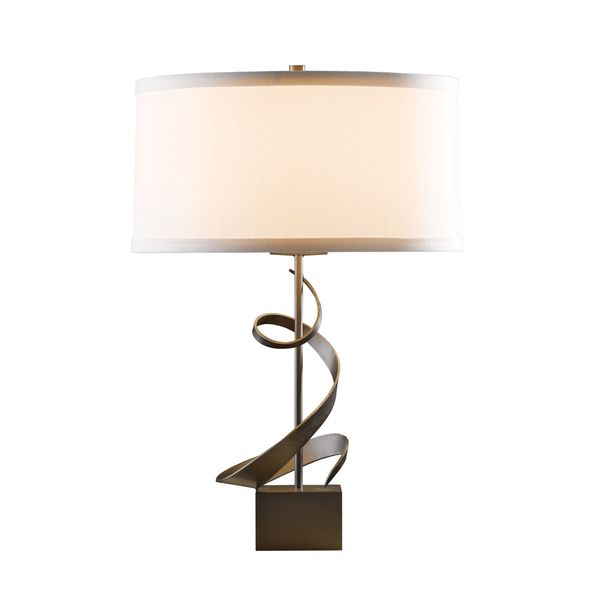 American Made Hubbardton Forge Gallery Spiral Contemporary Table Lamp