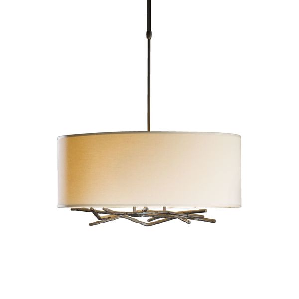American Made Hubbardton Forge Brindille Drum Shade Pendant Chandelier