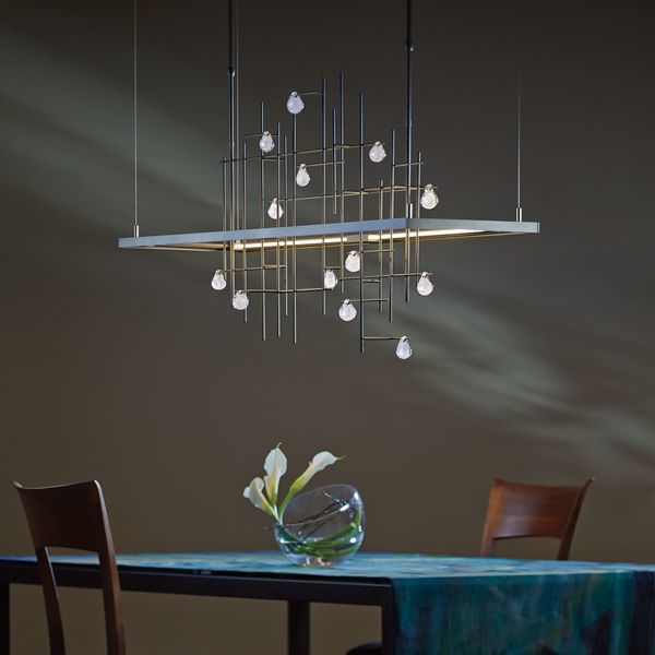 American Made Hubbardton Forge Spring LED Pendant Chandelier