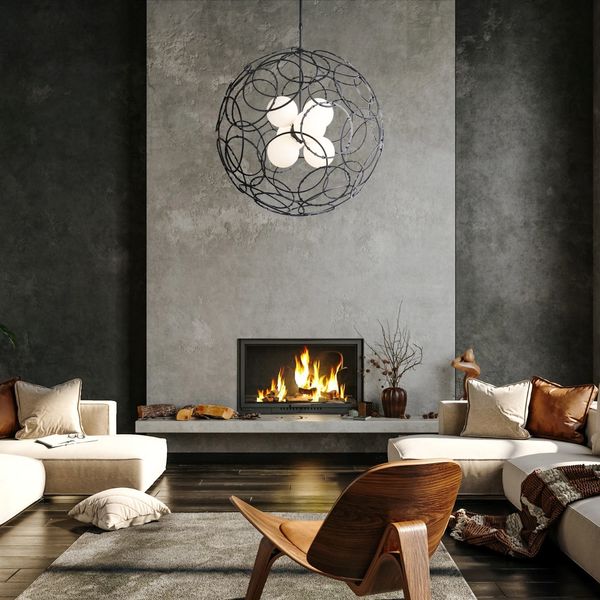 American Made Hubbardton Forge Olympus Orb Pendant